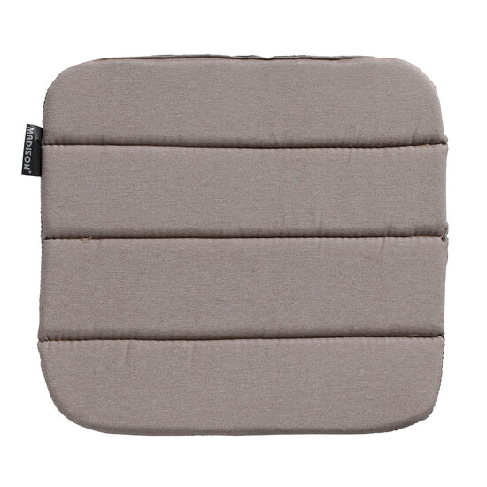 Modern dining kussen ca.40x40cm Panama taupe 2 stuks