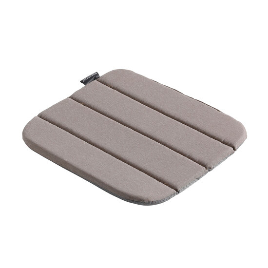 Modern dining kussen ca.40x40cm Panama taupe 2 stuks