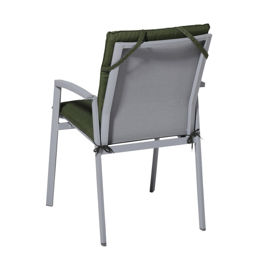 Stapelstoel kussen ca.97x49cm Panama green 2 stuks