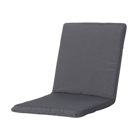 Stapelstoel kussen ca.97x49cm Panama grey 2 stuks