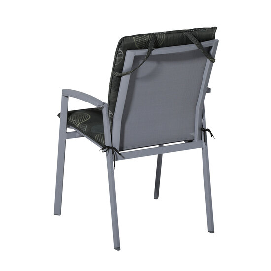 Stapelstoel kussen ca.97x49cm Circle green 2 stuks