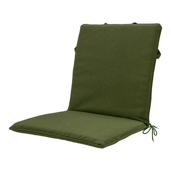 Stapelstoel kussen ca.97x49cm Moss green canvas eco+ 2 stuks