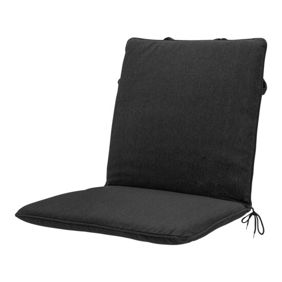 Stapelstoel kussen ca.97x49cm Black canvas eco+ 2 stuks