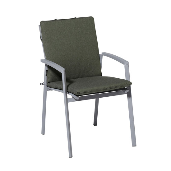 Stapelstoel kussen ca.97x49cm Outdoor Manchester green 2 stuks