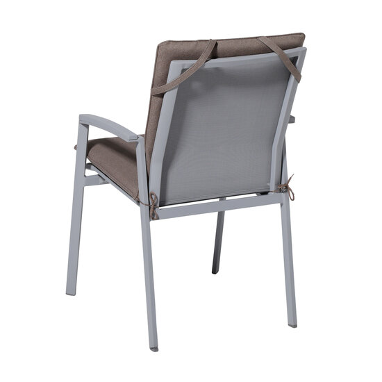 Stapelstoel kussen ca.97x49cm Outdoor Manchester taupe 2 stuks