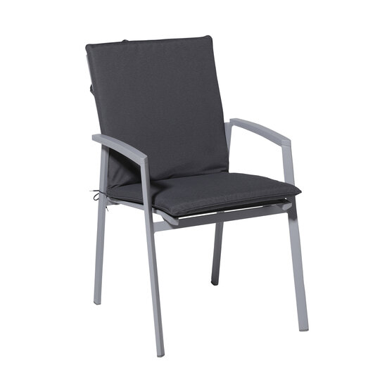 Stapelstoel kussen ca.97x49cm Outdoor Panama grey 2 stuks
