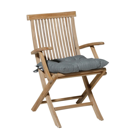 Toscane kussen ca.46x46cm Basic grey 2 stuks