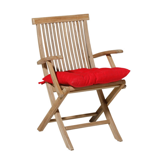 Toscane kussen ca.46x46cm Panama red 2 stuks