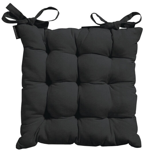 Toscane kussen ca.46x46cm Panama black 2 stuks