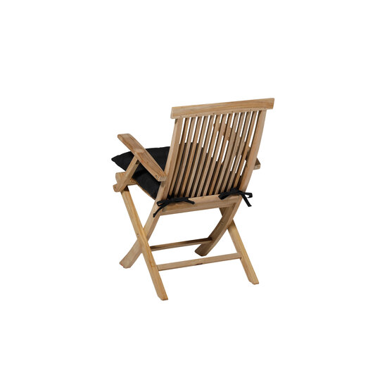 Toscane kussen ca.46x46cm Panama black 2 stuks