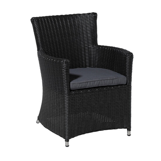 Wicker york ca.48x48cm Panama grey 2 stuks