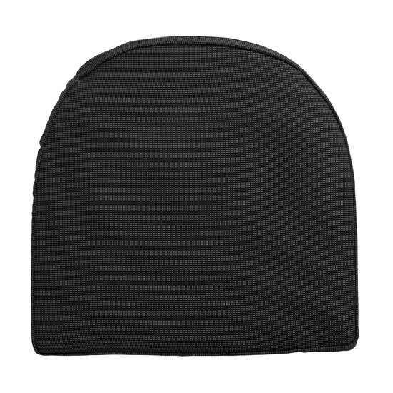 Wicker york ca.48x48cm Rib black 2 stuks