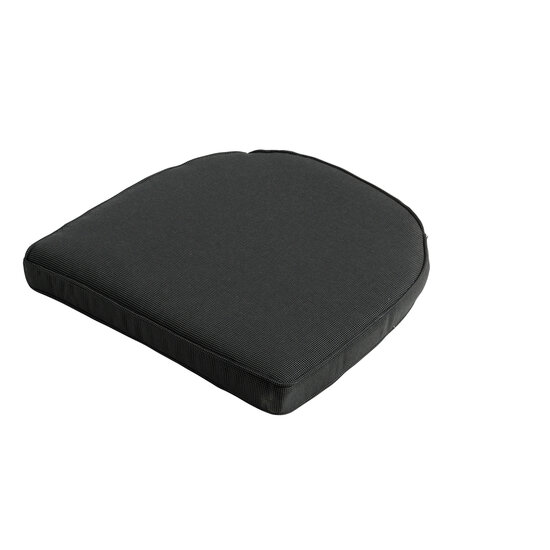 Wicker york ca.48x48cm Rib black 2 stuks
