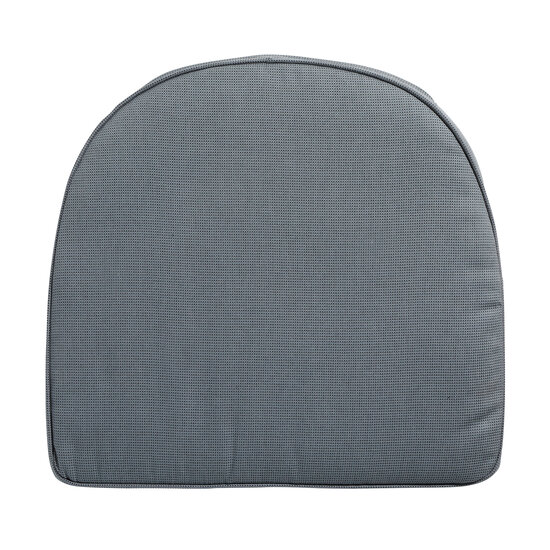 Wicker york ca.48x48cm Rib grey 2 stuks
