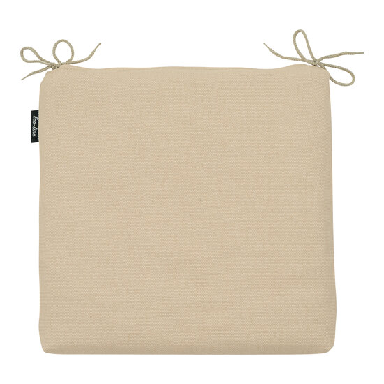 Zitje universeel rits ca.40x40cm Beige canvas eco+ 2 stuks