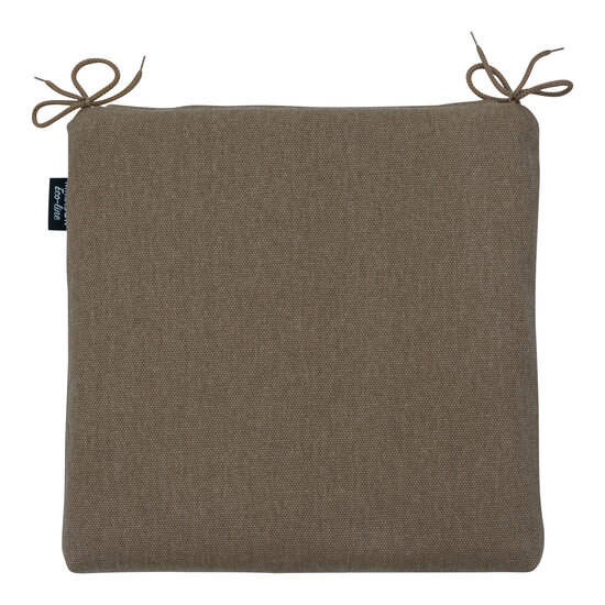 Zitje universeel rits ca.40x40cm Taupe canvas eco+ 2 stuks