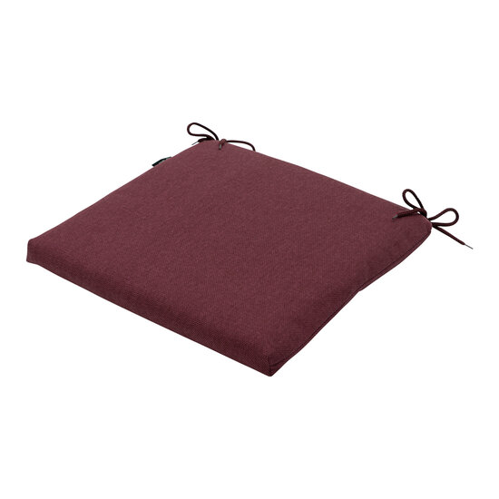 Zitje universeel rits ca.40x40cm Bordeaux canvas eco+ 2 stuks