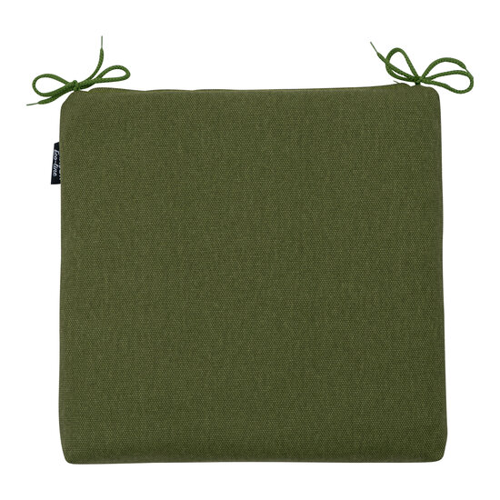 Zitje universeel rits ca.40x40cm Moss green canvas eco+ 2 stuks
