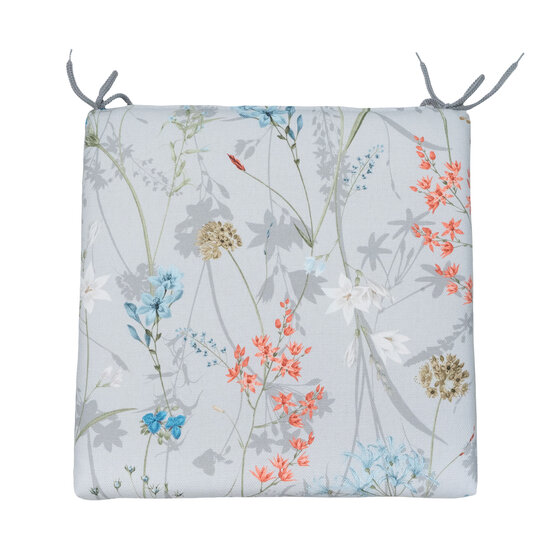 Zitje universeel rits ca.40x40cm Donna azure canvas eco+ 2 stuks