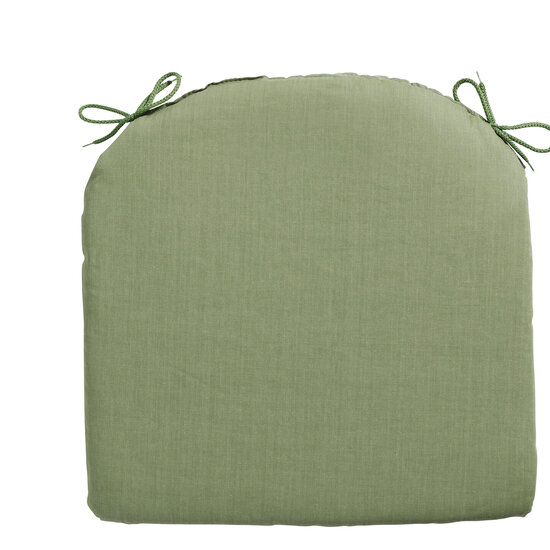Zitkussen ca.46x48cm Basic green 2 stuks