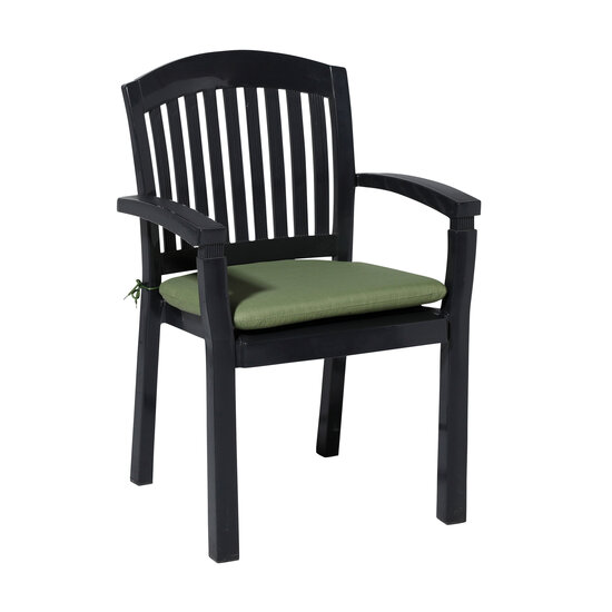 Zitkussen ca.46x48cm Basic green 2 stuks