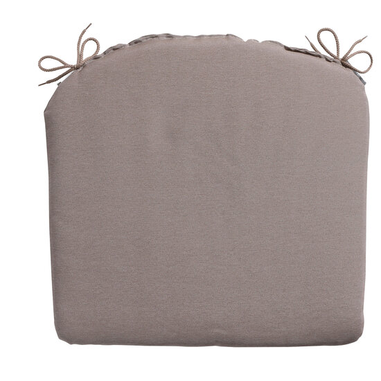 Zitkussen ca.46x48cm Panama taupe 2 stuks