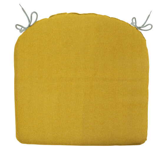 Zitkussen ca.46x48cm Panama mustard 2 stuks