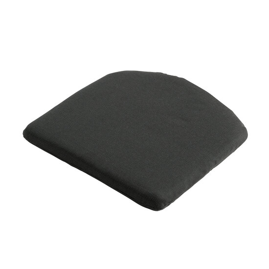 Zitkussen ca.46x48cm Rib black 2 stuks