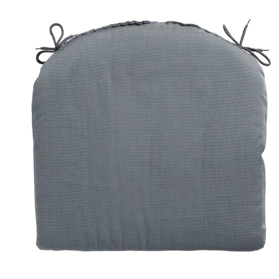 Zitkussen ca.46x48cm Rib grey 2 stuks