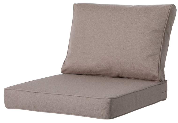 Madison Luxe Loungekussens (Outdoor Manchester Taupe) 60x60 + 60x40cm | Extra dik