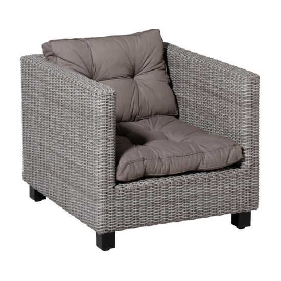 Loungekussens Florance Basic Taupe | 4 SETS | ca. 73x73cm + 73x43cm