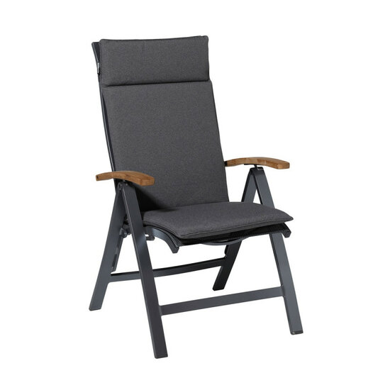 Kussen hoog universeel ca.120x50cm Outdoor Manchester grey 2 stuks