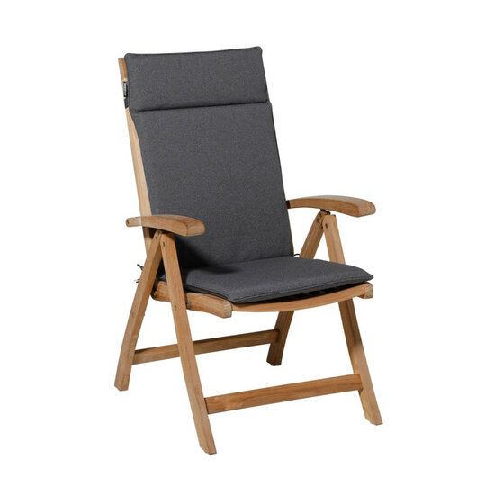 Kussen hoog universeel ca.120x50cm Outdoor Manchester grey 2 stuks