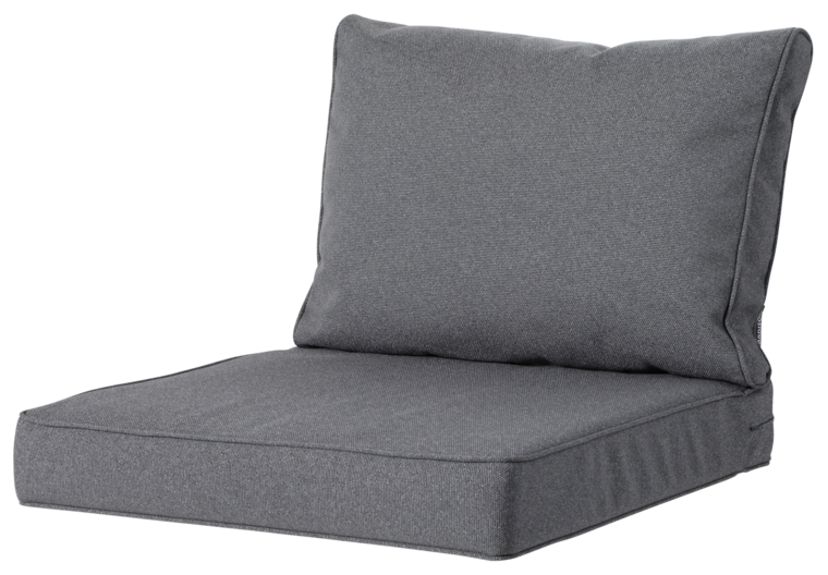 Madison Luxe Loungekussens | Outdoor Manchester Grey | 73x73 + 73x40cm | Extra dik