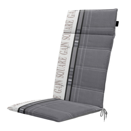 Kussen hoog universeel ca.120x50cm Madison garden grey 2 stuks