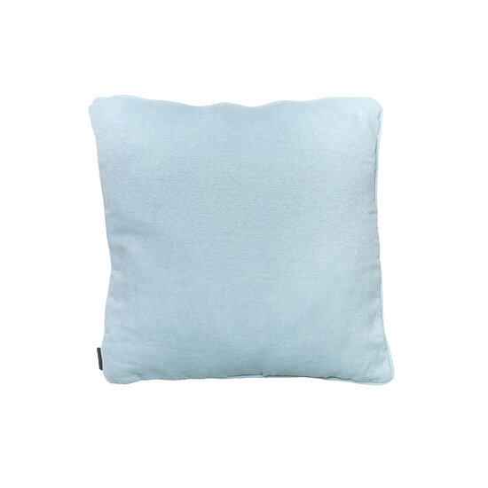 Sierkussen paspel ca.50x50cm Outdoor WR Napels azure 2 stuks