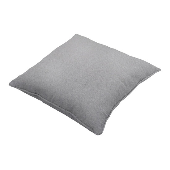 Sierkussen paspel ca.50x50cm Outdoor WR Napels grey 2 stuks