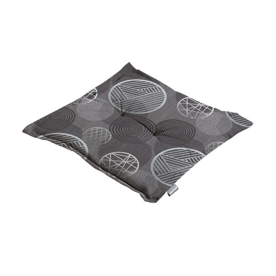 Zit universeel ca.50x50cm Circle grey 2 stuks