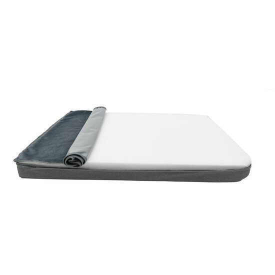 Hondenmand Royal large wasbaar ca.120x80x23cm Oxford grijs