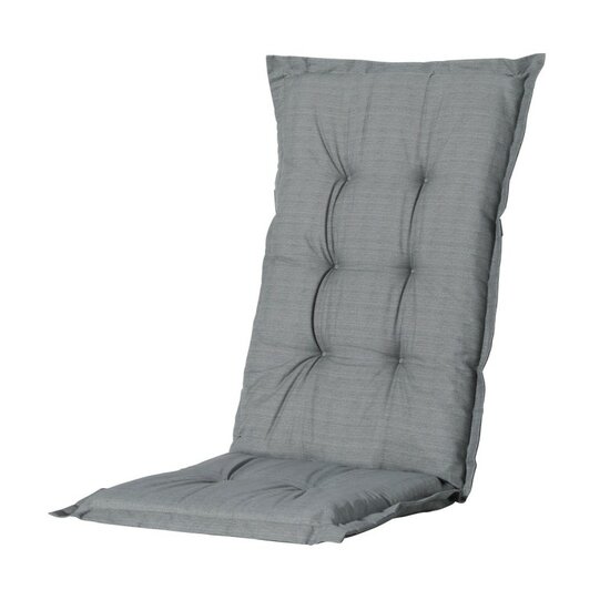 Kussen hoge rug ca.123x50cm Basic grey 2 stuks