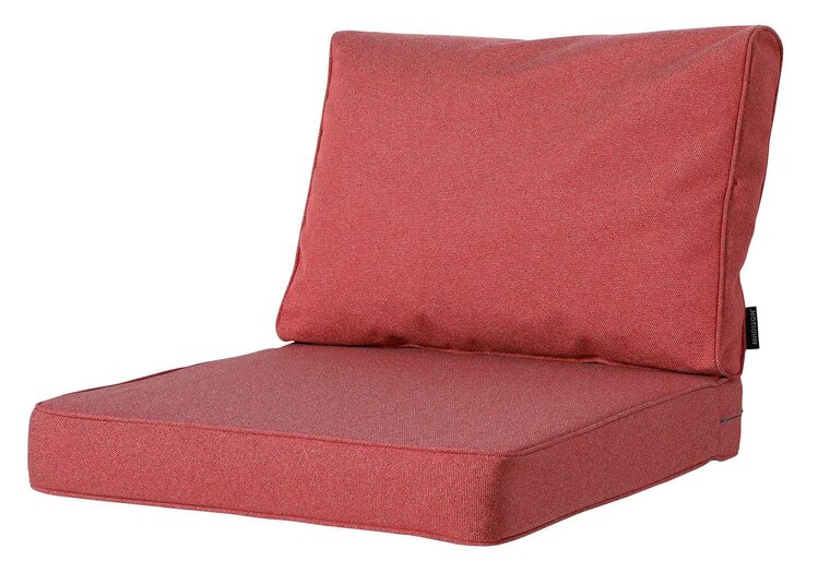 Madison Luxe Loungekussens (Outdoor Manchester Red) 60x60 + 60x40cm | Extra dik