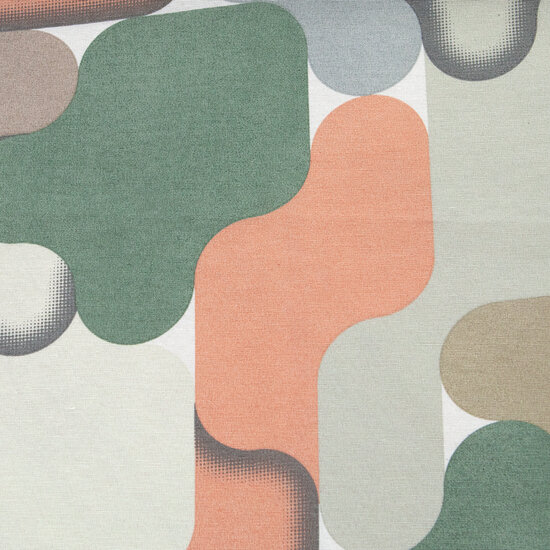 Sierkussen paspel ca.30x50cm Grafi salmone 2 stuks
