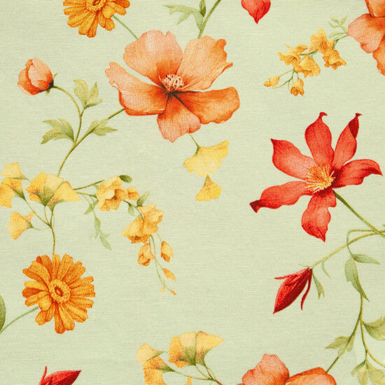 Sierkussen paspel ca.50x50cm Florina orange 2 stuks