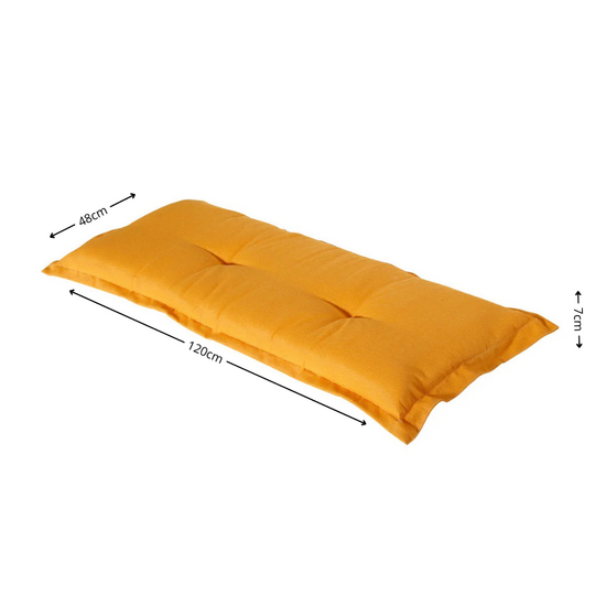 Bankkussen ca.120x48cm Panama golden glow