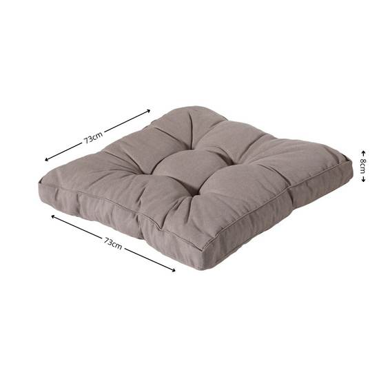 Florance zit ca.73x73cm Panama taupe 2 stuks