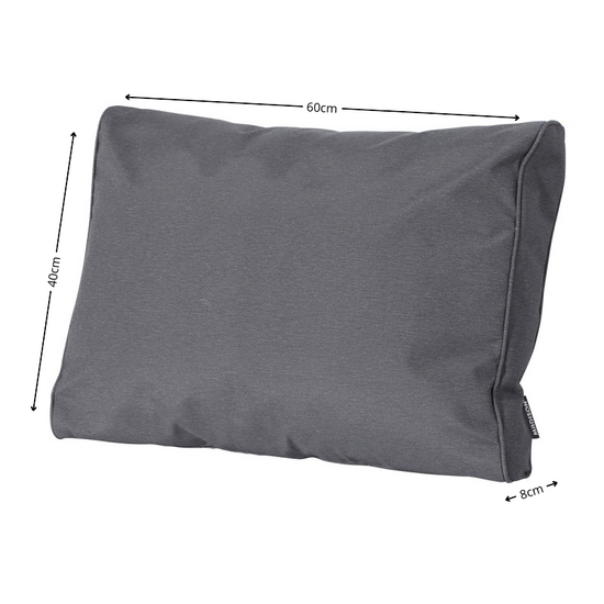 Lounge rug soft ca.40x60cm Outdoor Panama grey 2 stuks