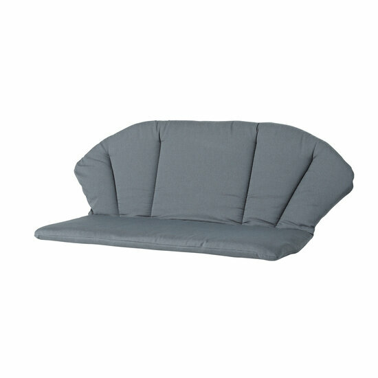 Elegance bank ca.105x95cm Rib grey