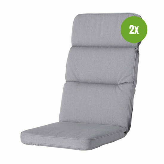 Excellent Kussen ca.123x50cm Outdoor Manchester light grey 2 stuks
