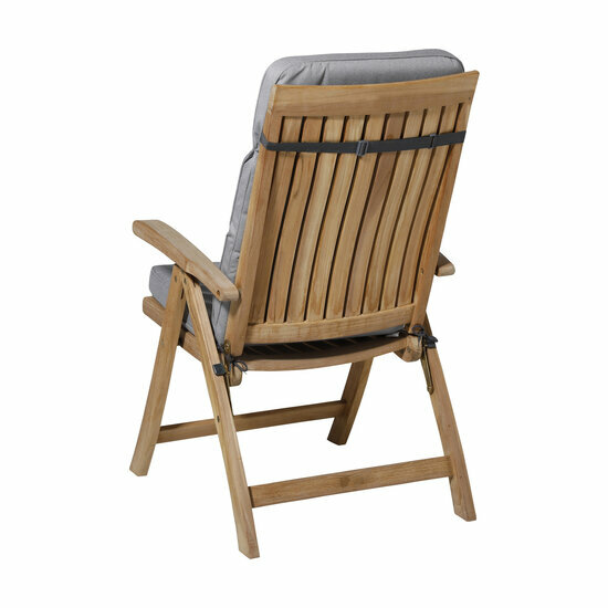 Excellent kussen laag ca.105x50cm Outdoor Manchester light grey 2 stuks