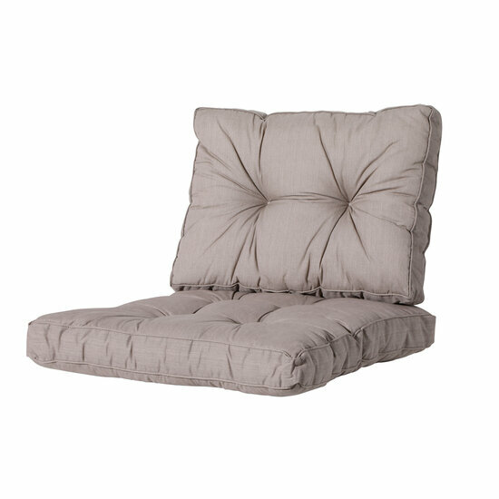Florance zit ca.73x73cm Basic taupe 2 stuks